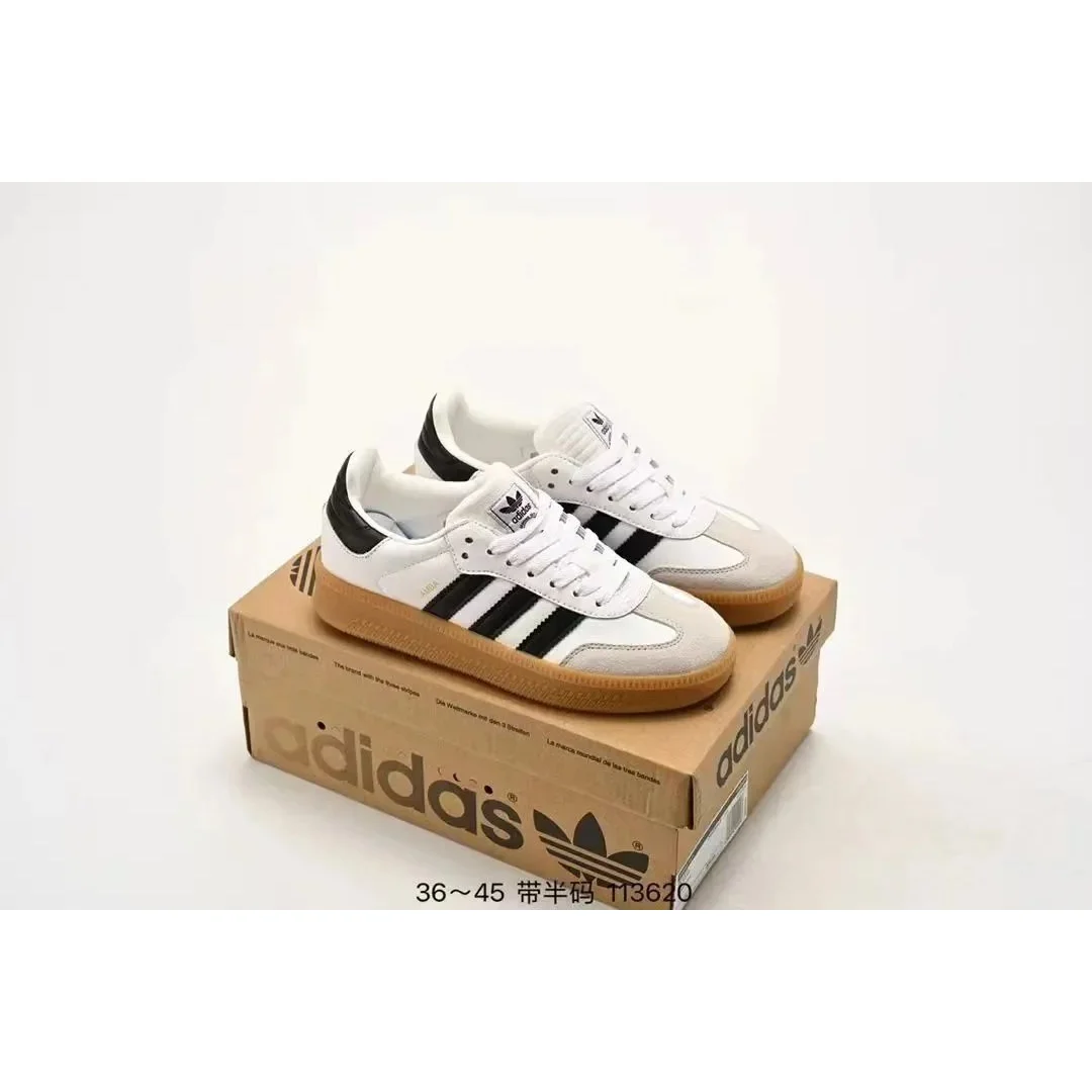 Adidas Adidas Samba White Black Gum Sneakers White - 1