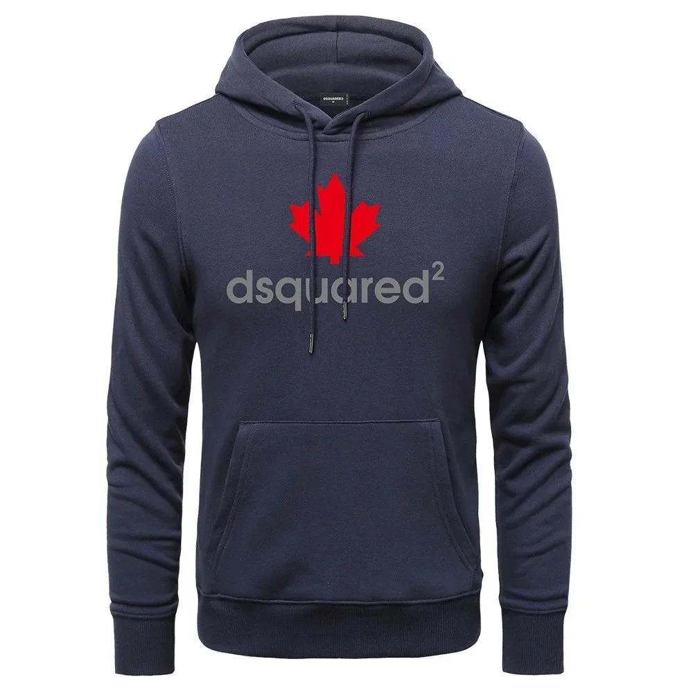 DSQUARED2 DSQUARED2 Maple Leaf Hoodie Navy Navy - 1