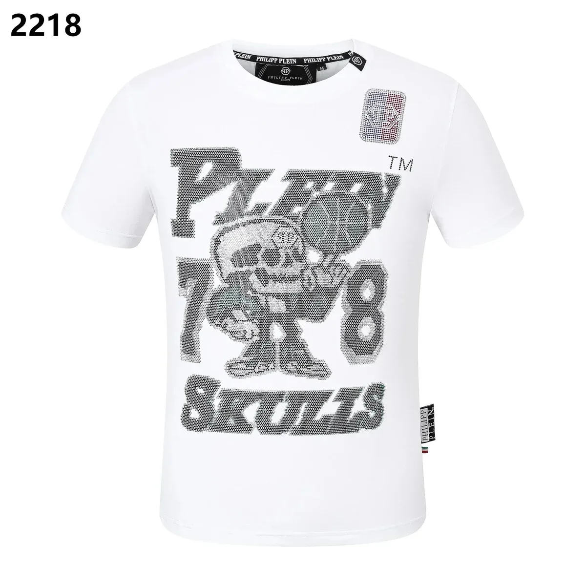 Philipp Plein Philipp Plein Skull Graphic T-Shirt White White - 1