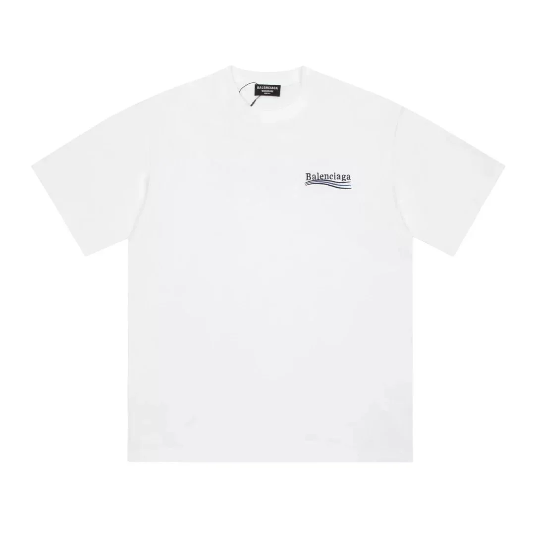 Balenciaga Balenciaga White Logo T-Shirt White - 1