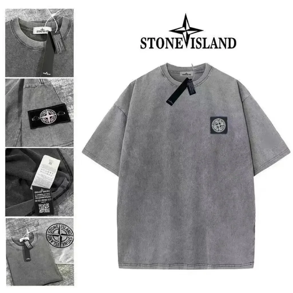 Stone Island Stone Island Oversized T-Shirt Grey Casual Top Grey