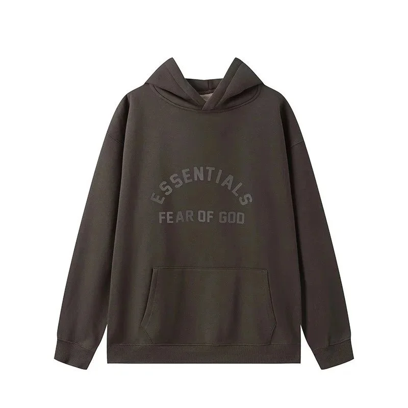 Fear of God Fear of God Essentials Hoodie Olive Multicolor - 1