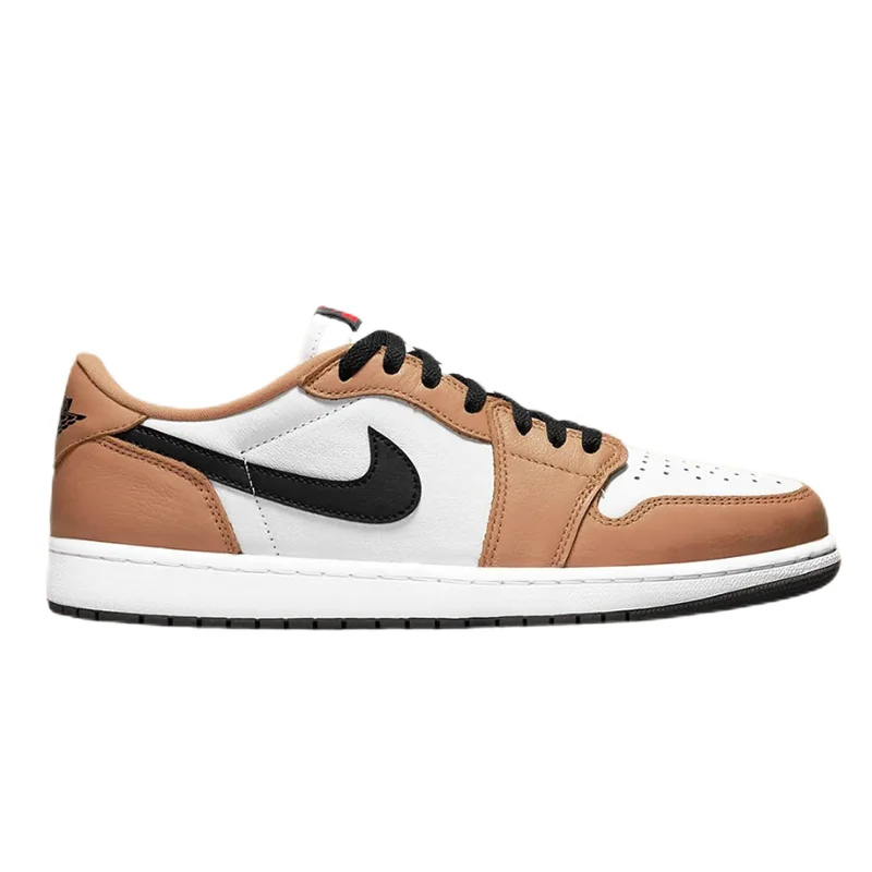 Jordan Nike Air Jordan 1 Low Sail/Brown/Black Sneakers Brown - 1