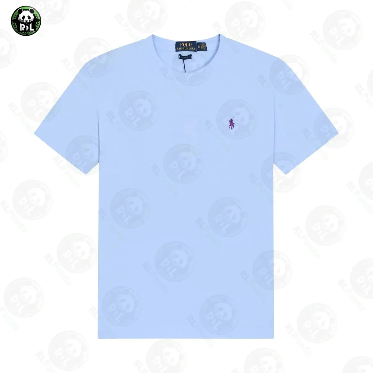 Polo Ralph Lauren Polo Ralph Lauren Light Blue Panda Print T-Shirt Blue - 1