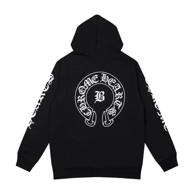 Chrome Hearts Chrome Hearts Black Cathedral Cross Hoodie Black - 1
