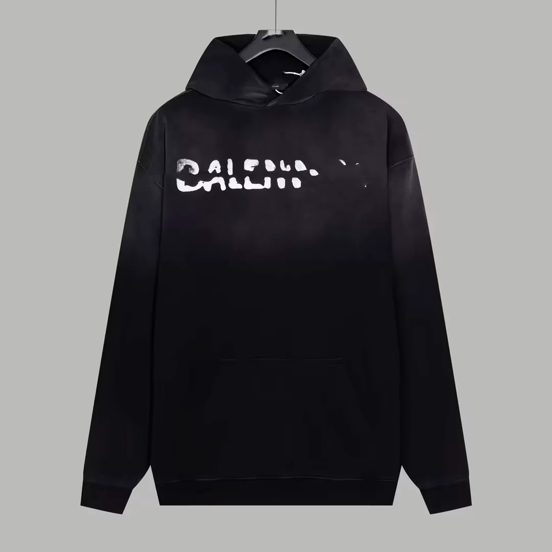 Balenciaga Balenciaga Black 'BALENCIA' Hoodie Black - 1