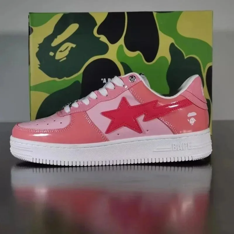 A Bathing Ape A Bathing Ape BAPE STA Pink Star Sneakers Pink - 1