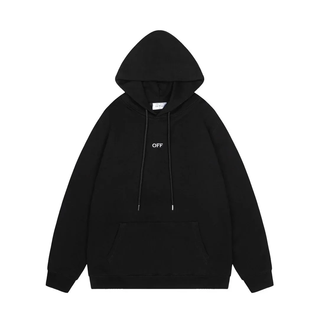 Off-White Off-White Out Of Office Black Hoodie Black - 1