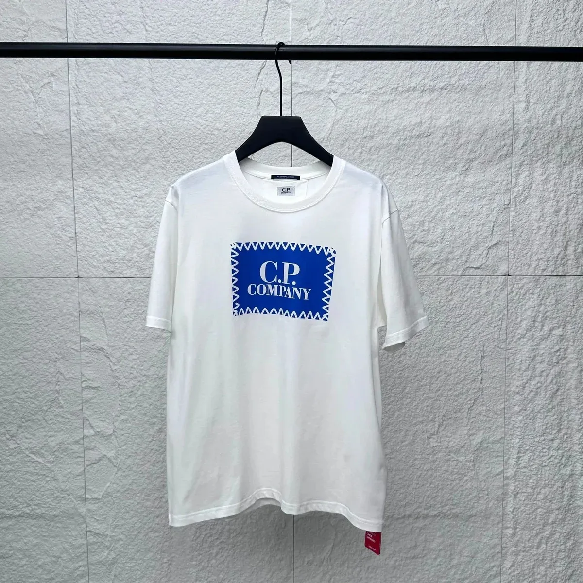 CP Company CP Company White C.P. Logo T-Shirt White - 1