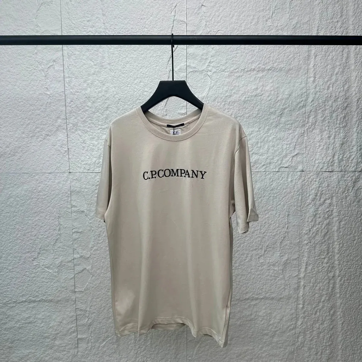 CP Company CP Company Beige Logo T-Shirt Beige - 1