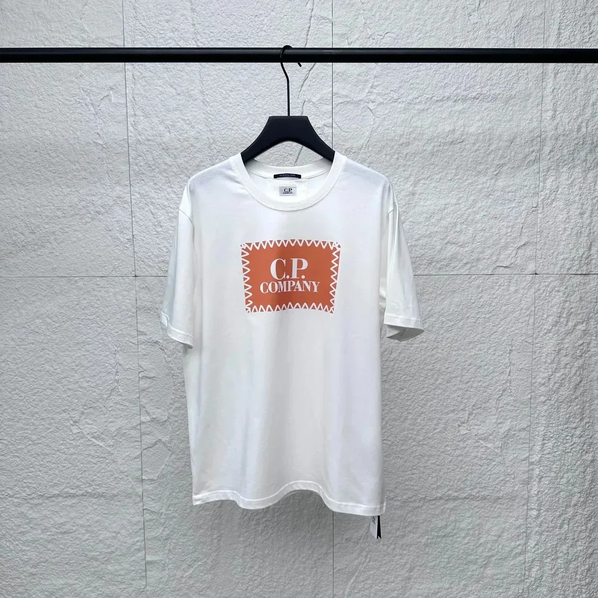 CP Company C.P. Company White Logo T-Shirt White - 1