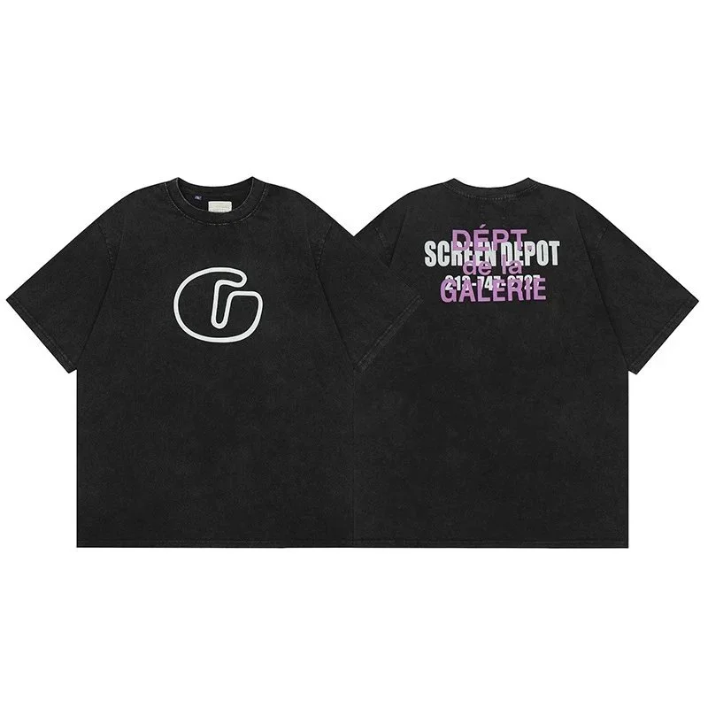 Other Black Graphic T-Shirt with Back Print Black - 1