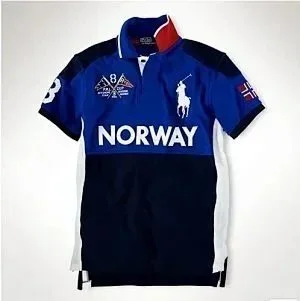 Polo Ralph Lauren Polo Ralph Lauren Big Pony Norway Polo Shirt Blue - 1
