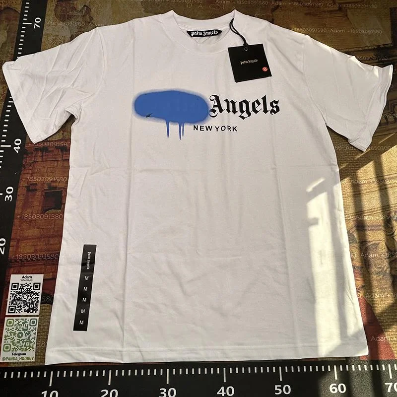 Palm Angels Palm Angels Angels New York White T-Shirt White - 1