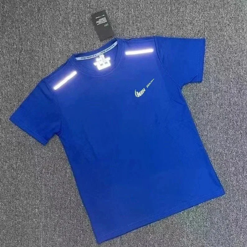 Nike Nike Blue Reflective T-Shirt Blue - 1