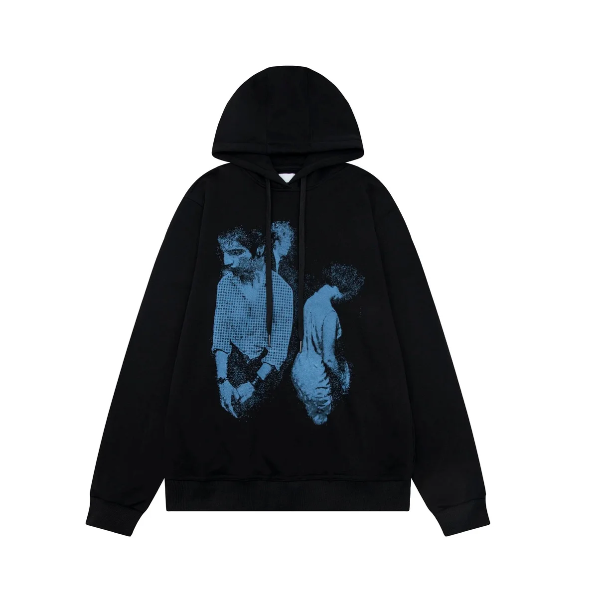 Other Black Graphic Print Hoodie Black - 1