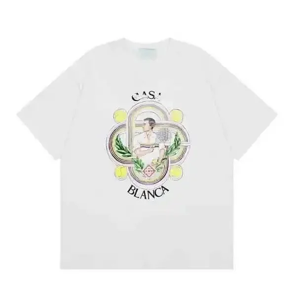Casablanca White Casa Blanca Graphic T-Shirt White - 1