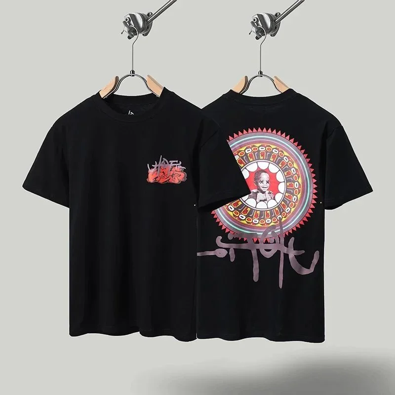 Other Black Printed T-Shirt with Graphic Design Black - 1