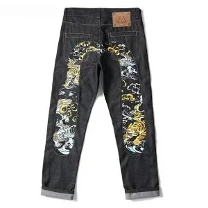 A Bathing Ape A Bathing Ape ABC Camo Black Jeans Black - 1