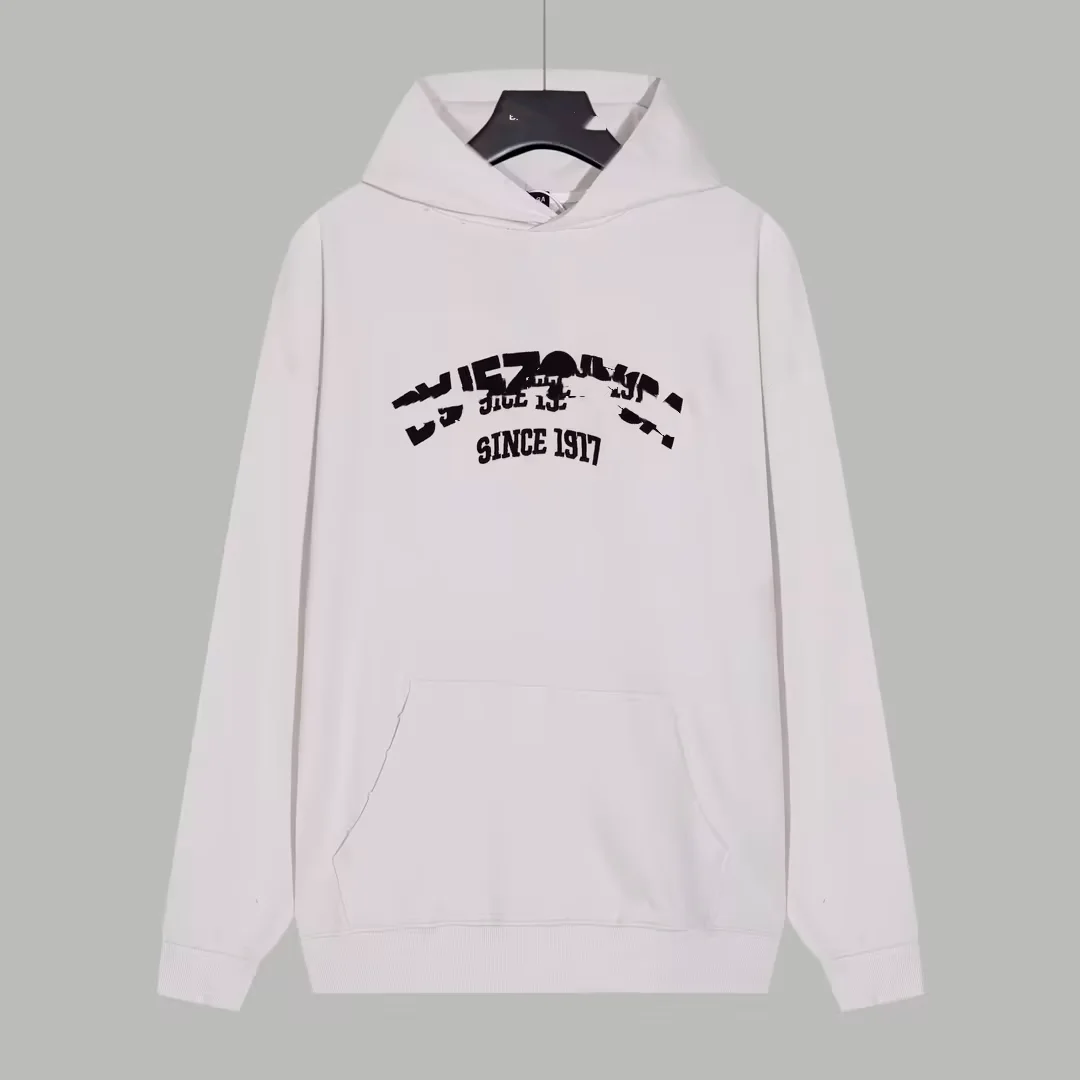 Other White Graphic Print Hoodie White - 1