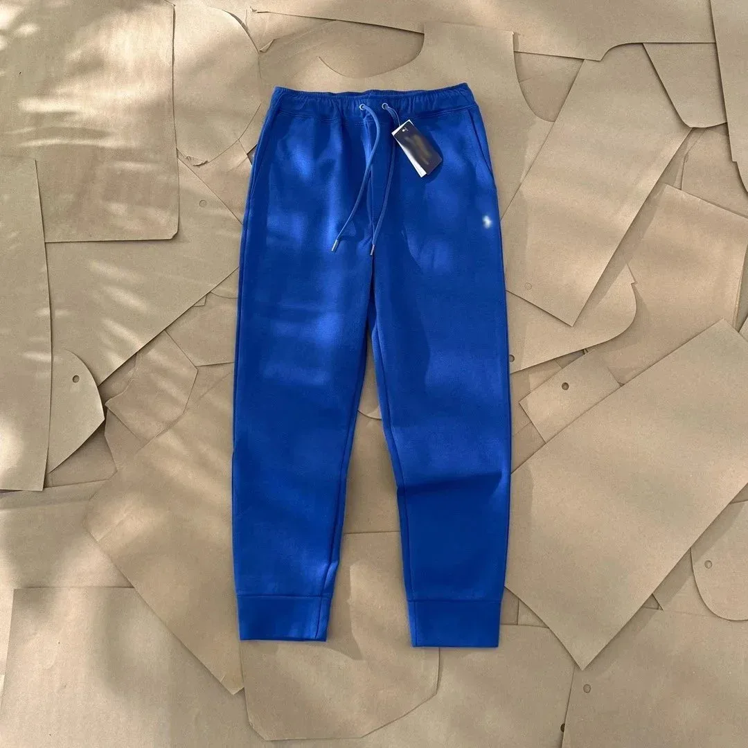 Essentials Blue Solid Sweatpants Blue - 1