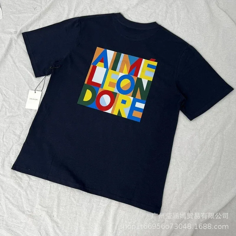Aimé Leon Dore Aimé Leon Dore Navy Solid T-Shirt Navy - 1