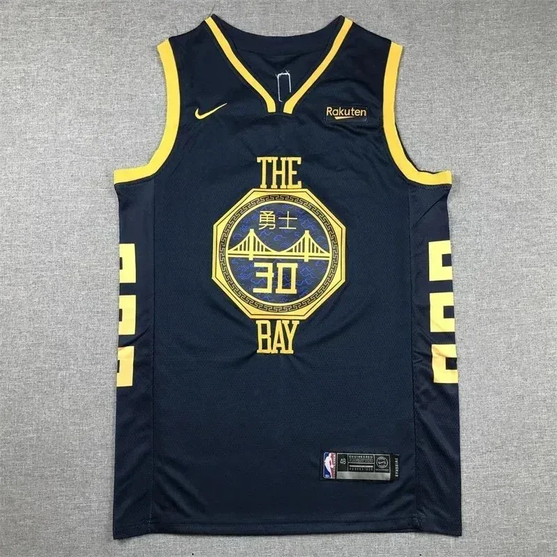 Nike Nike The Bay 30 Golden State Warriors Jersey Navy - 1