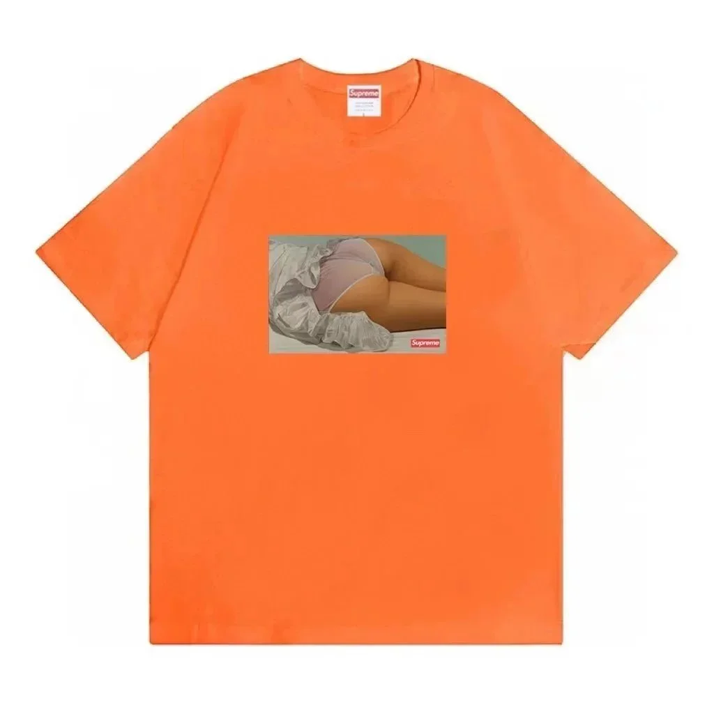 Supreme Supreme Orange Box Logo T-Shirt Orange - 1