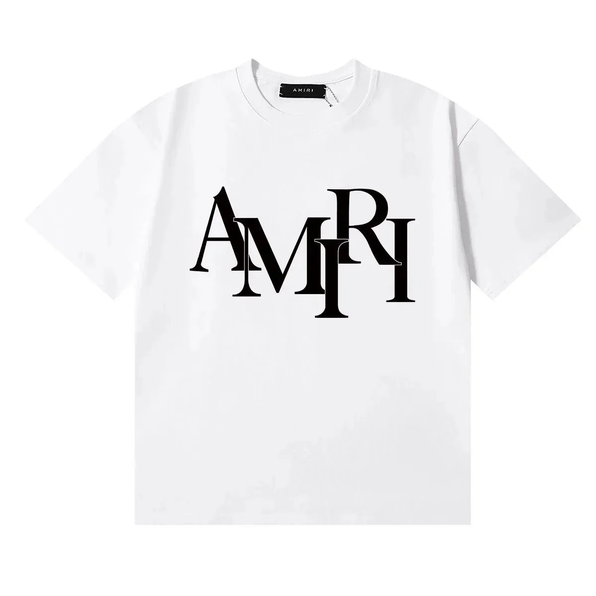 Amiri Amiri AMRI Logo White T-Shirt White - 1