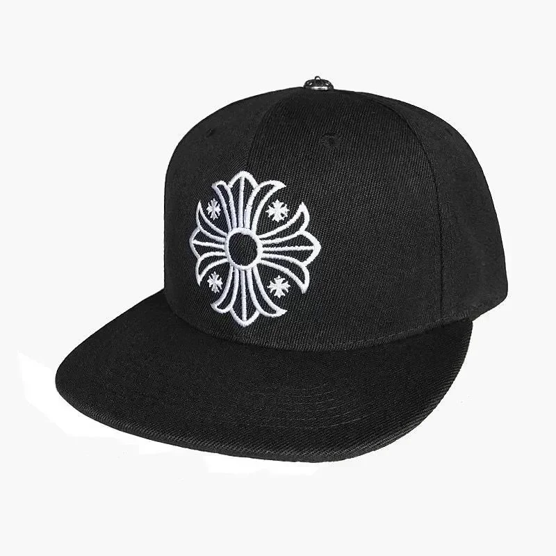 Chrome Hearts Chrome Hearts White Embroidered Cap Black Headwear Black - 1