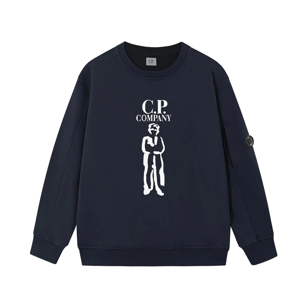 CP Company C.P. Company Navy Graphic Sweatshirt Navy - 1