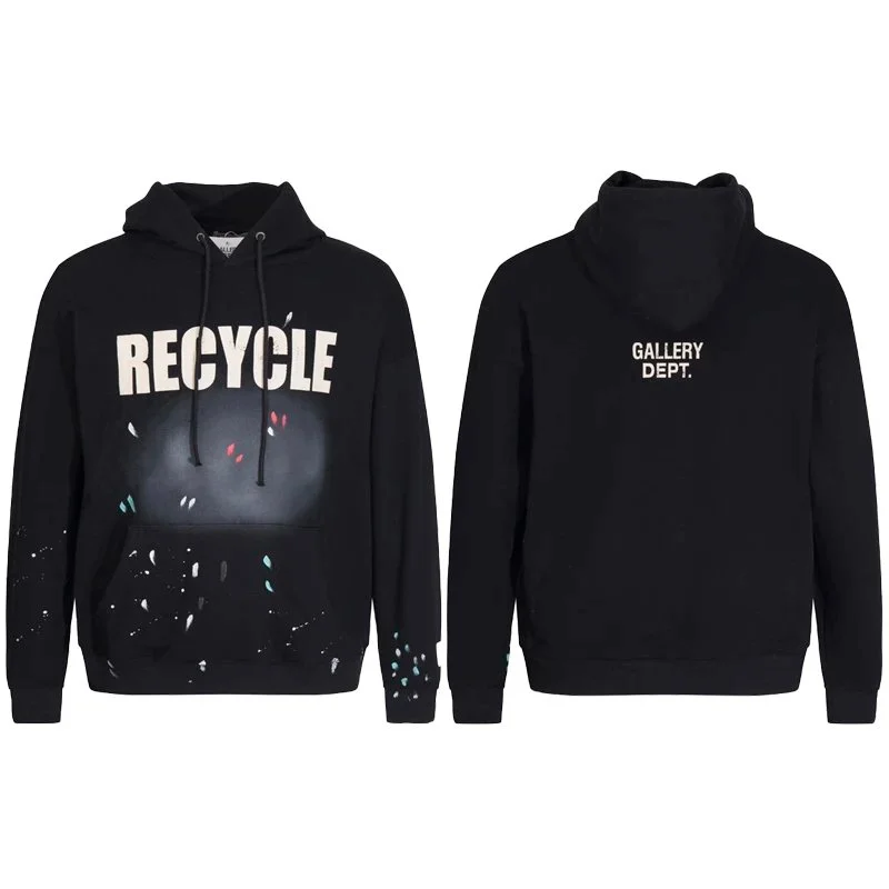 Gallery Dept. Gallery Dept. Recycle Black Hoodie Black - 1