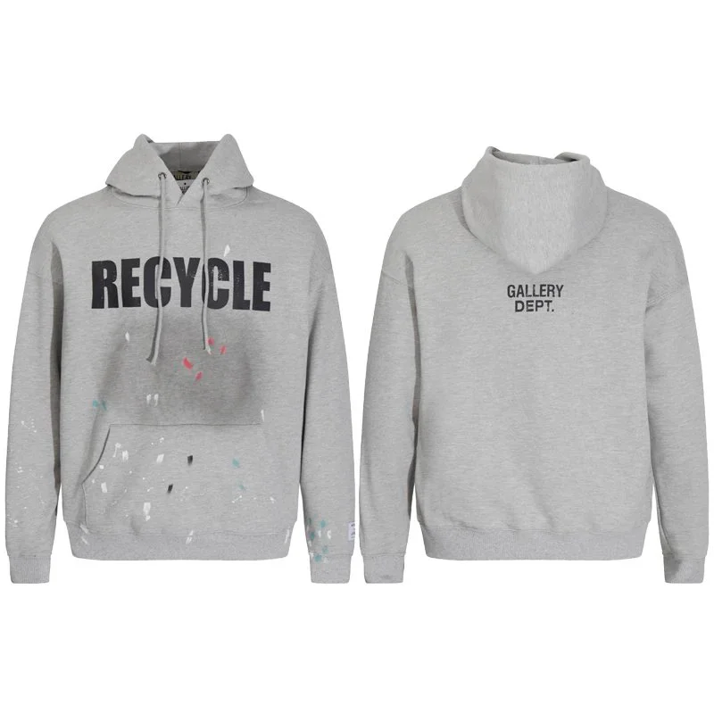 Gallery Dept. Gallery Dept. Recycle Grey Hoodie Grey - 1