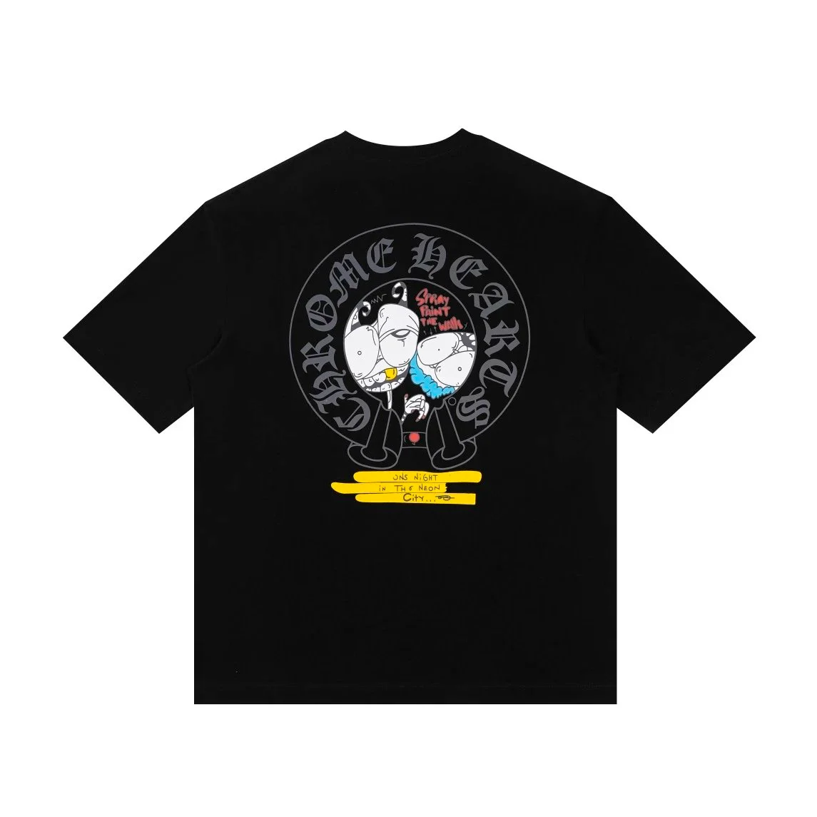 Chrome Hearts Chrome Hearts Some Hearts Black T-Shirt Black - 1