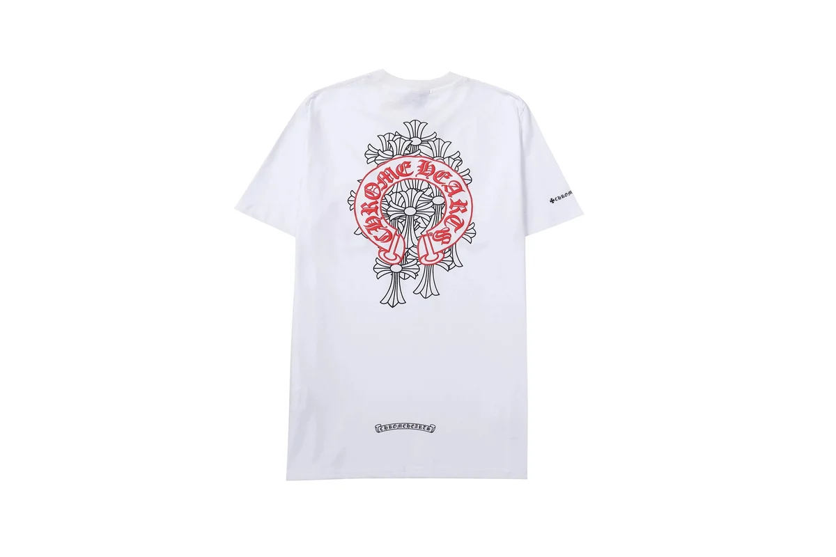 Chrome Hearts Chrome Hearts One Heart T-Shirt White White - 1