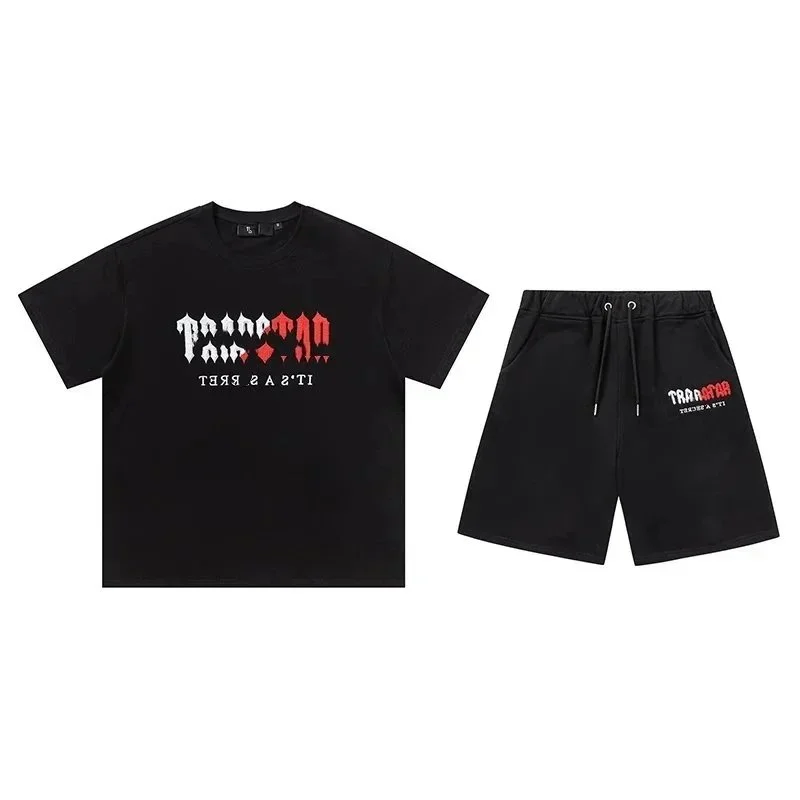 Trapstar Trapstar IT'S A BRET T-Shirt & Shorts Set Black Black - 1