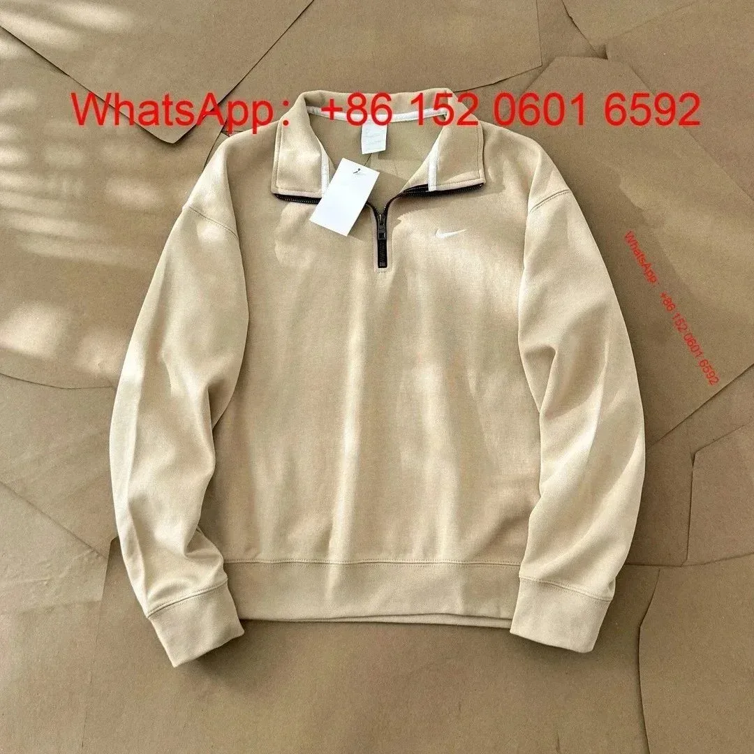 Nike Nike Air Force 1 Beige Half-Zip Sweatshirt Beige - 1
