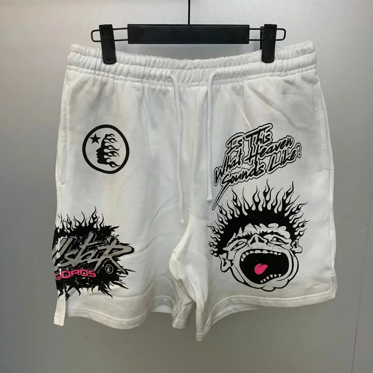 Other White Hellstar Records Printed Shorts White - 1