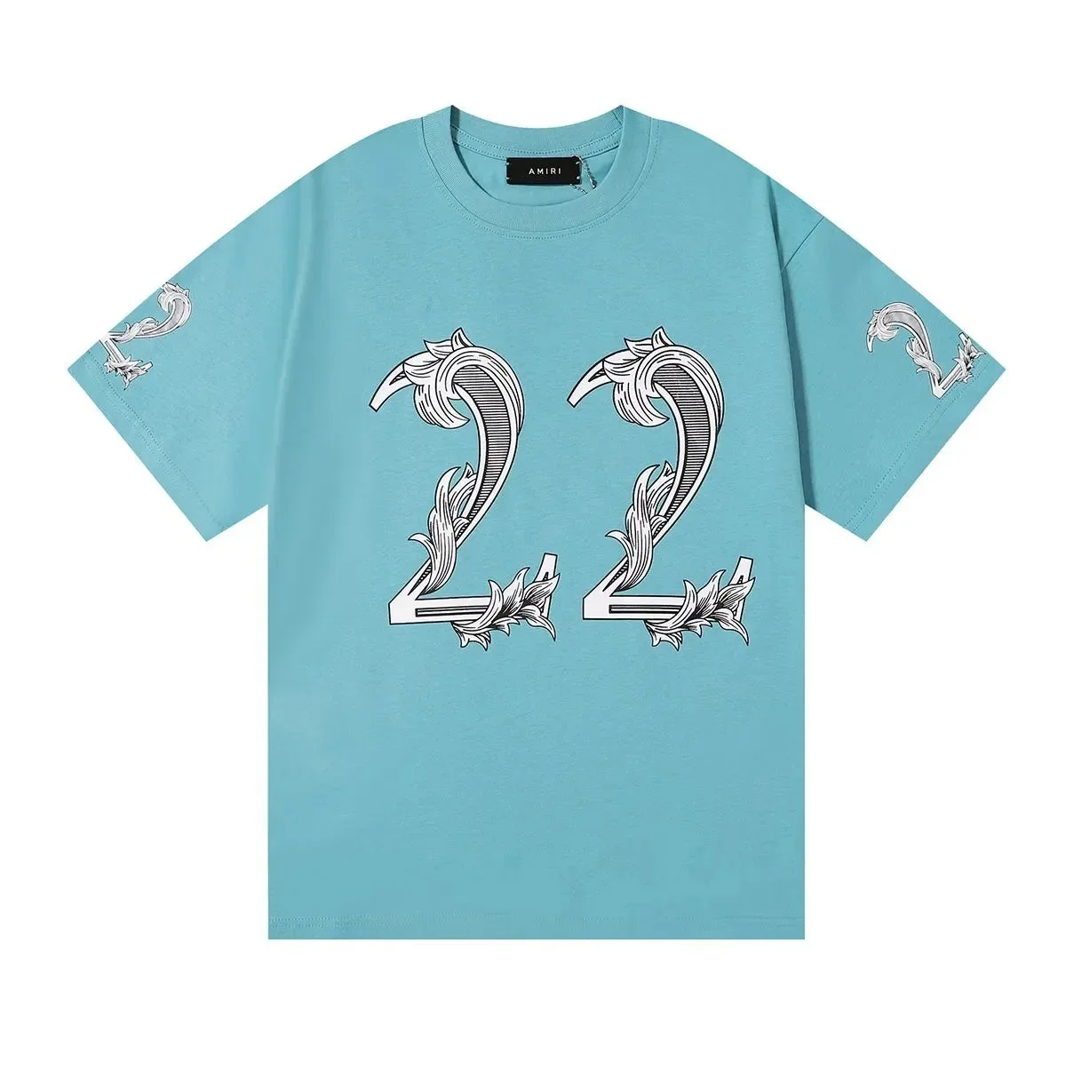 Amiri Amiri Blue '22' Graphic T-Shirt Blue - 1