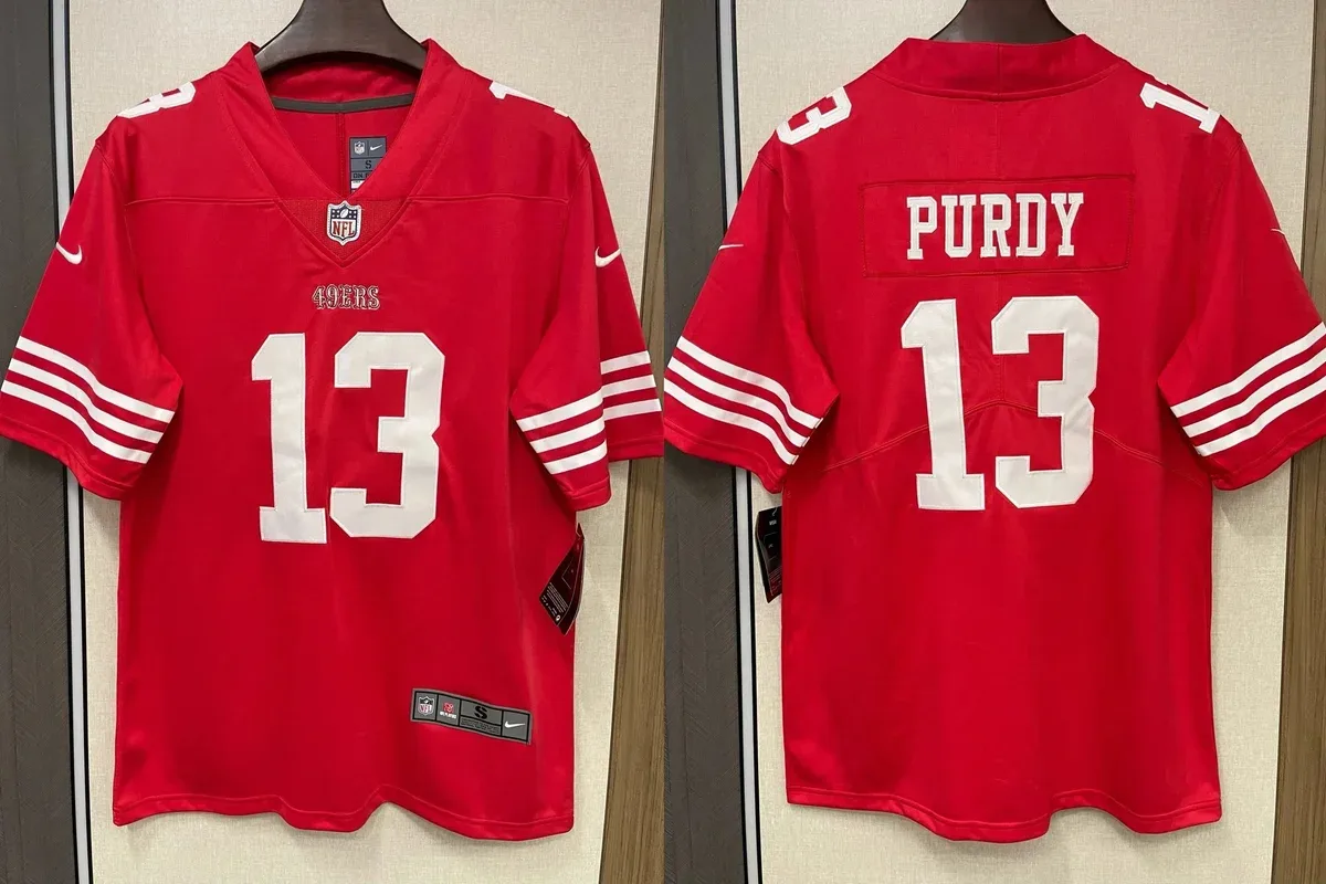 Nike Nike San Francisco 49ers Purdy #13 Jersey Red Red - 1