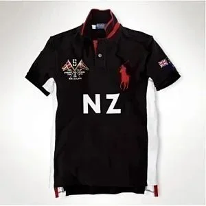 Polo Ralph Lauren Polo Ralph Lauren Big Pony NZ Polo Shirt Black - 1