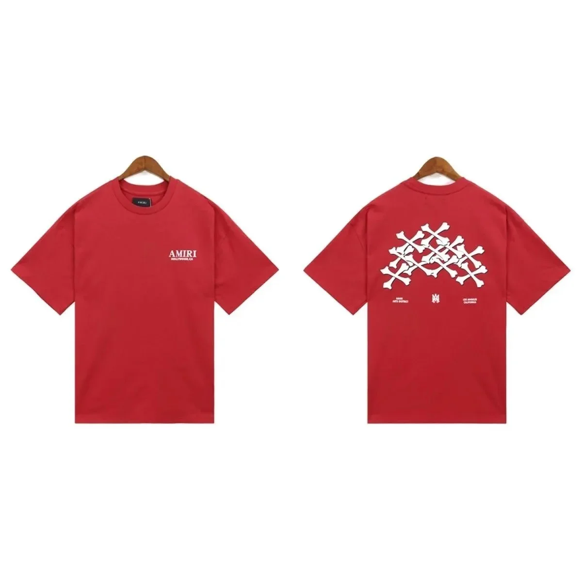 Amiri Amiri Red Crossbones T-Shirt Red - 1
