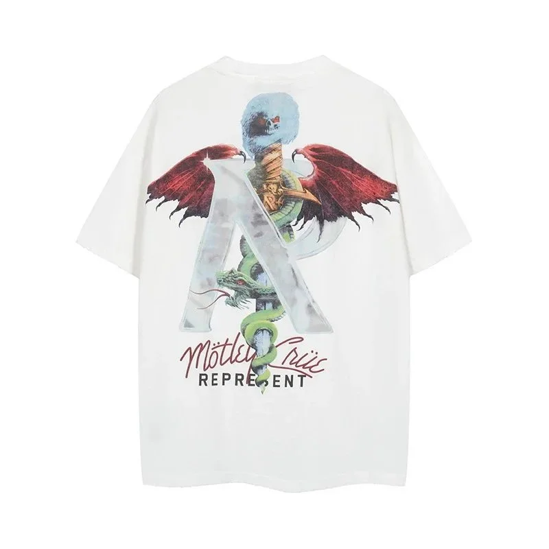 Represent Represent Mötley Crüe White T-Shirt White - 1
