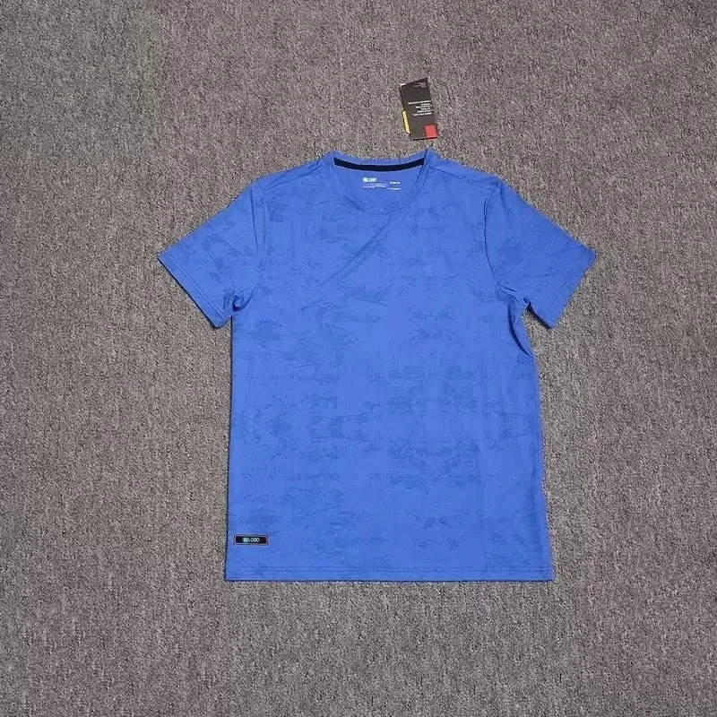 Essentials Blue Camo Print T-Shirt Blue - 1