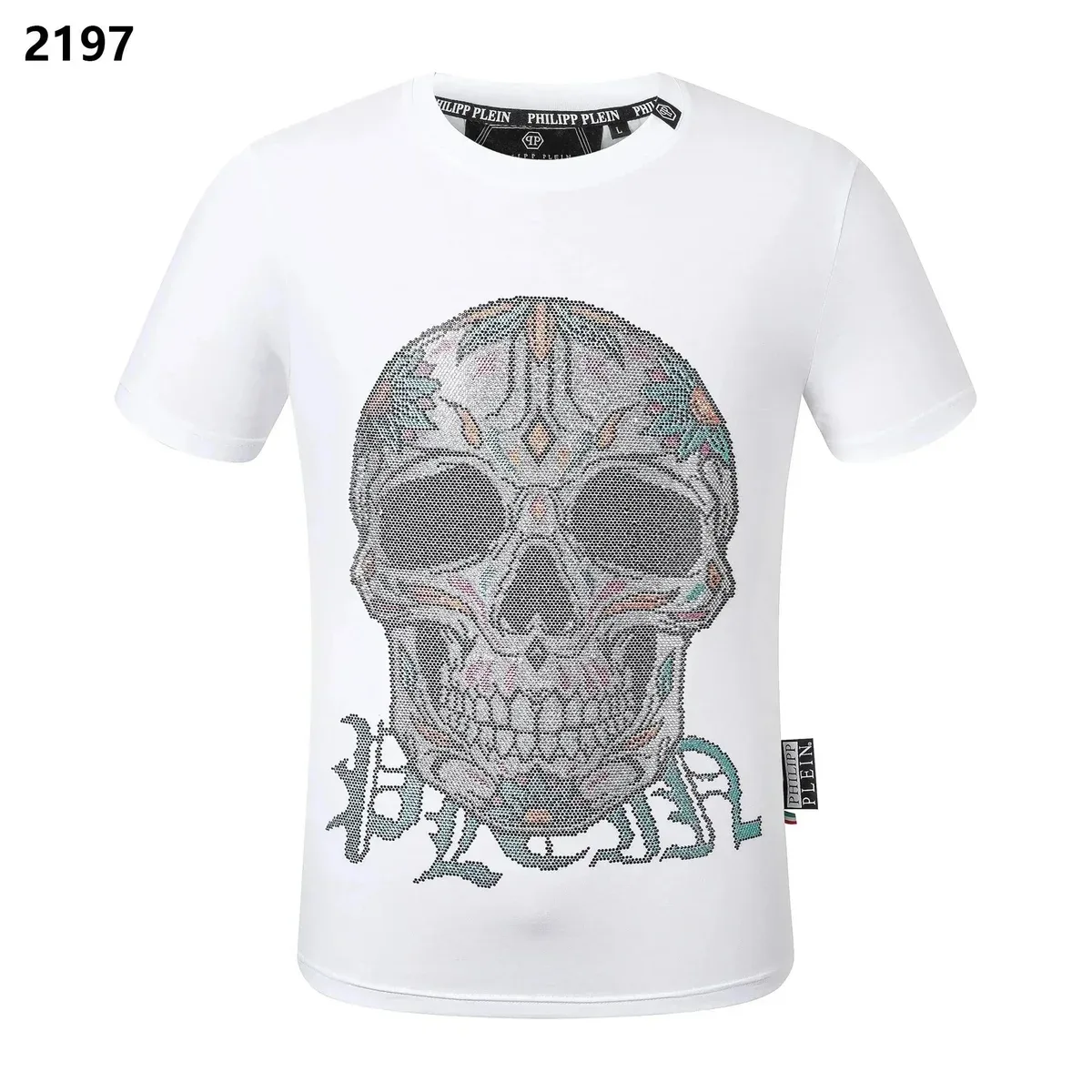 Philipp Plein Philipp Plein Skull Print White T-Shirt White - 1