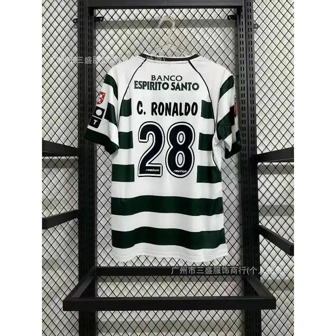 Reebok Reebok C. Ronaldo 28 Jersey White/Green T-Shirt White - 1