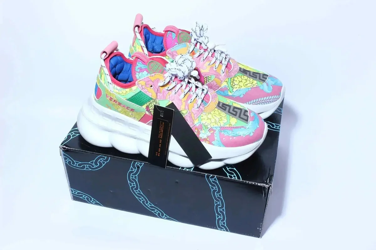 Versace Versace Chain Reaction Multicolor Sneakers Multicolor