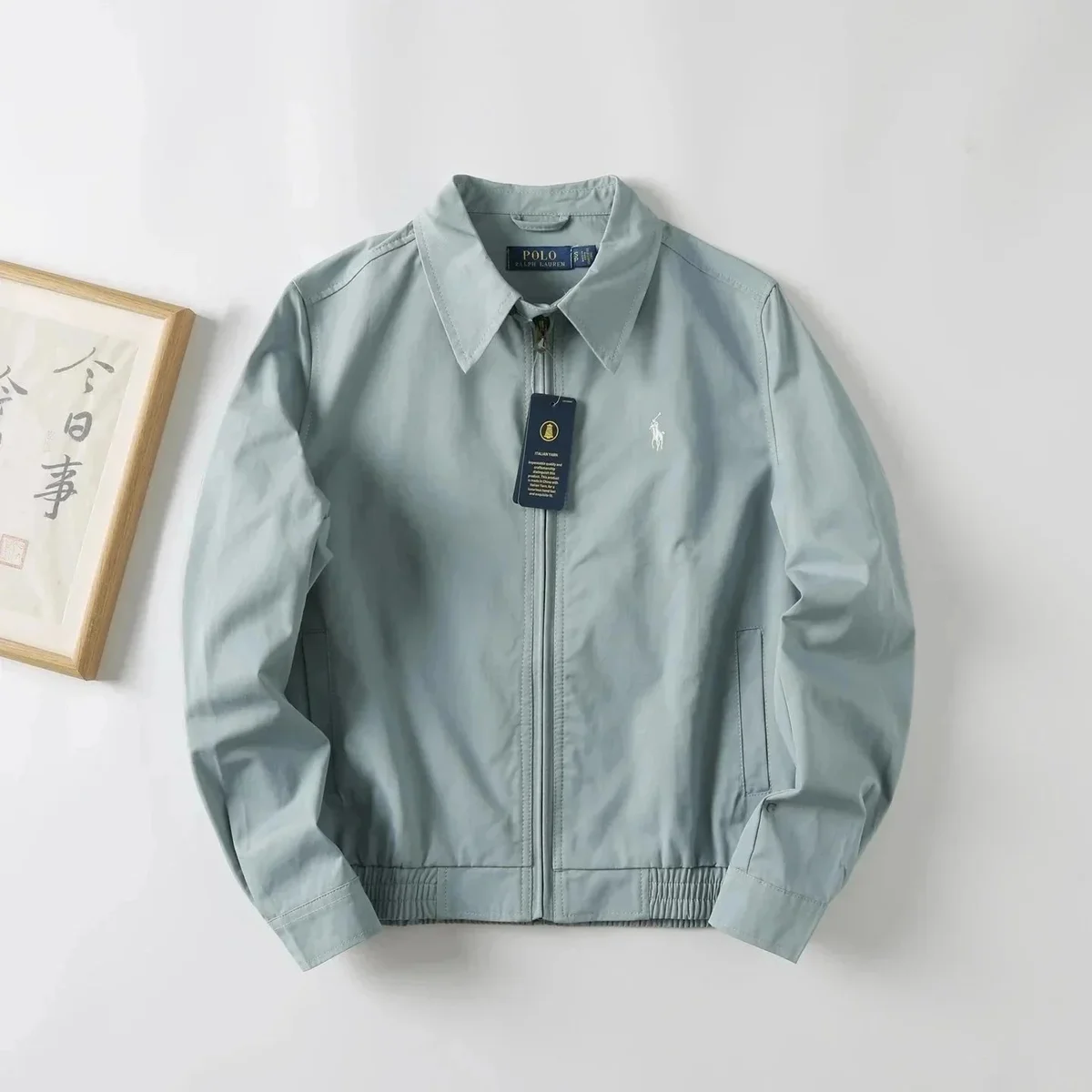 Polo Ralph Lauren Polo Ralph Lauren Light Blue Zip-Up Jacket Blue - 1