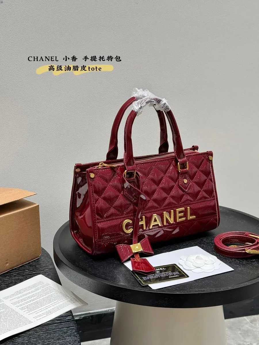 Chanel Chanel Classic Flap Red Tote Bag Red