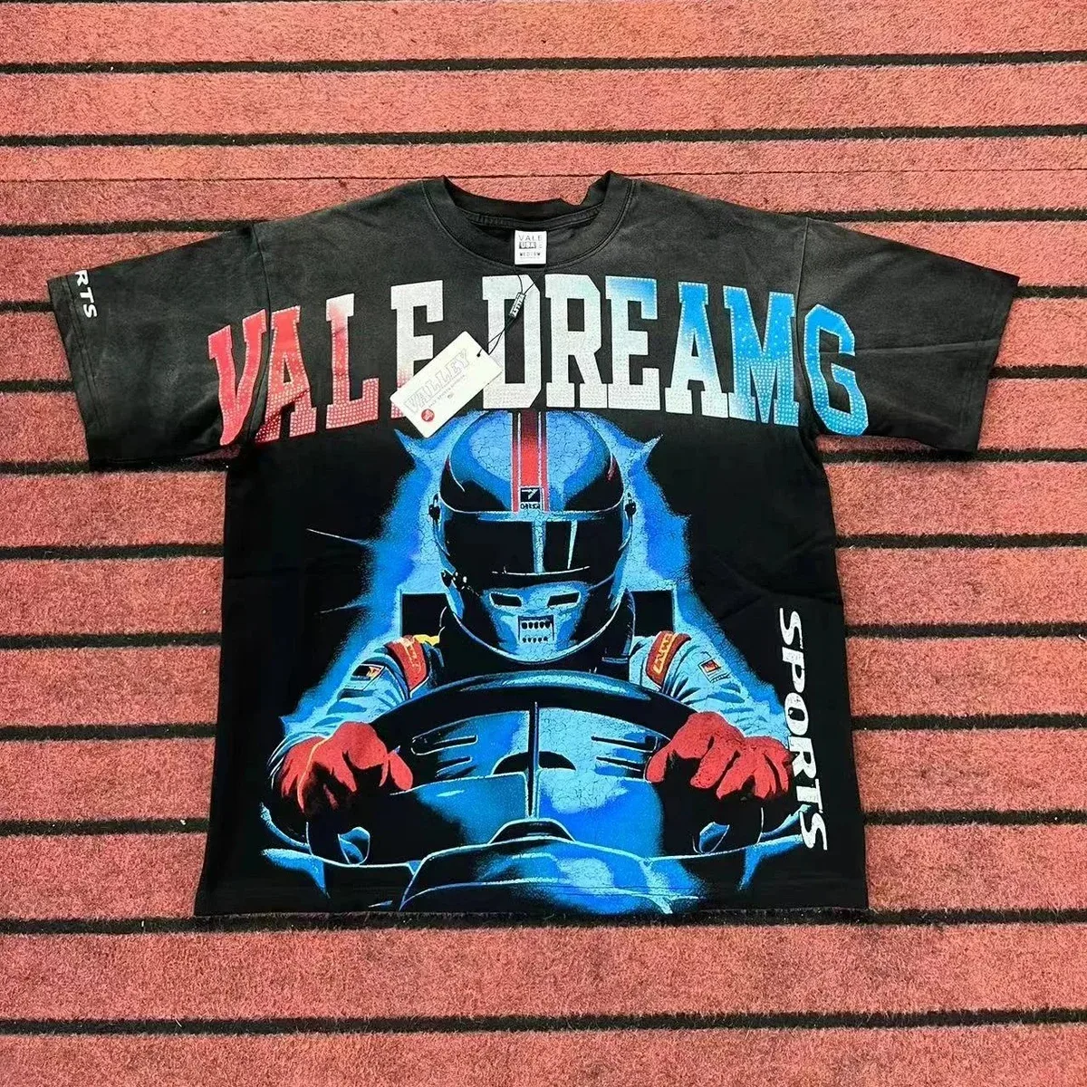 Other Black 'VALE DREAMG' Printed T-Shirt Black - 1